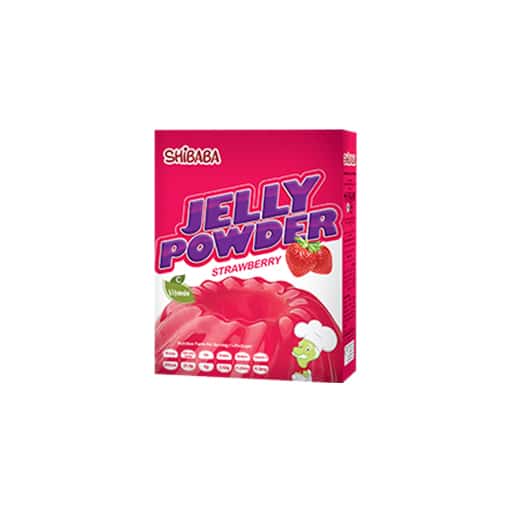 پودر ژله توت فرنگی شیبا  حجم 100 گرم